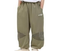 Pantalons GarçOn Pantalons de Sport légers en Maille pour garçons et Filles,Pantalons de Sport d'été,Jogging pour activités Plein air Enfants(Army Green,9-10 Ans)
