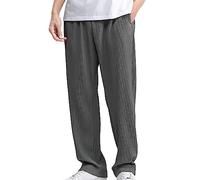 Pantalons Homme Élégants Leggings Plis Volants Pantalons de Jogging Sportifs Pantalons Décontractés Homme Confort Pantalons Homme Classiques