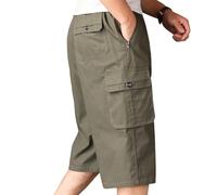 Pantalons Homme, Short Cargo pour Homme De 18 Cm, Respirant, DéContracté, pour La RandonnéE, L'EntraîNement Et Le Quotidien