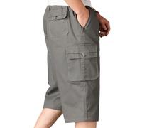 Pantalons Homme, Short Cargo pour Homme De 18 Cm, Respirant, DéContracté, pour La RandonnéE, L'EntraîNement Et Le Quotidien