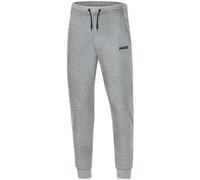 JAKO - Pantalon De Jogging Base avec Revers, Mixte, Gris Clair Chiné, L