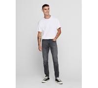 Pantalons Jeans ajustés basic ONLY & SONS pour hommes ONSWARP effilés
