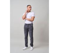 Pantalons Jeans ajustés pour hommes en jeans délavé Stone Twister