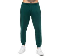 Pantalons Jogger Enzo Homme Coton Polyester Droit Fleece Noir Vert Gris