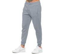 Pantalons Jogger Enzo Homme Coton Polyester Droit Fleece Noir Vert Gris