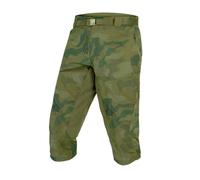 Endura Short Hummvee 3/4 avec pantalon intérieur vert