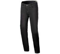 Pantalons Moto Alpinestars Cult-8 En Denim Élastique - Rinçage/Noir 33250