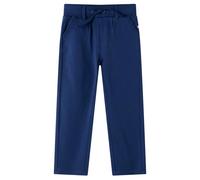 Pantalons pour Enfants avec Cordon de Serrage Tout-petits Bleu Marine 116 vidaXL