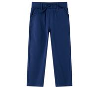 Pantalons pour Enfants avec Cordon de Serrage Tout-petits Bleu Marine 116 vidaXL