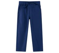 Pantalons pour Enfants avec Cordon de Serrage Tout-petits Bleu Marine 116 vidaXL