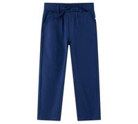 Pantalons pour enfants avec cordon de serrage bleu marine 92 vidaXL