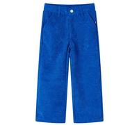 vidaXL Pantalon enfant velours côtelé bleu cobalt 92
