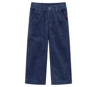 Pantalons Pour Enfants Velours Côtelé Bleu Marine 104