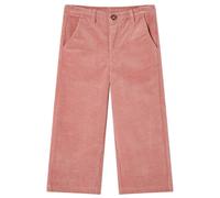 vidaXL Pantalons pour Enfants Vêtement Poches Tout-Petit Velours Côtelé Rose Ancien 140