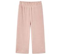 vidaXL Pantalons pour Enfants, Vêtement avec Ceinture pour Garçons et Filles, Pantalons avec Poches pour Tout-Petits 3-4 Ans, Velours Côtelé Rose Clair 104