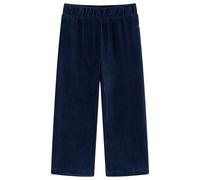 vidaXL Pantalon pour enfants unisexe, velours côtelé avec poches – Bleu marine 116 (5-6 ans)