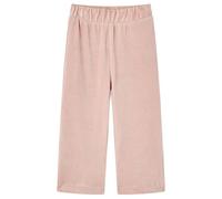 vidaXL Pantalons pour Enfants, Vêtement avec Ceinture pour Garçons et Filles, Pantalons avec Poches pour Tout-Petits 9-10 Ans, Velours Côtelé Rose Clair 140