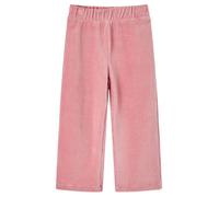 vidaXL Pantalons pour garçons et filles avec poches, velours côtelé rose clair 7-8 ans (128)