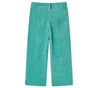 Pantalons Pour Enfants Velours Côtelé Vert Menthe 92