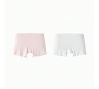 Pantalons pour filles, sous-vêtements pour filles, shorts boxeurs anti-lumière pour enfants, pack de deux pour grandes préadolescentes 8Y,10Y,12Y,3-4 ans,5 ans,18-24M,14 ans,15 ans,7 ans,13 ansUnicolo