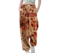 Pantalons pour Garçons et Filles MéLangé Enfants Pantalon Vintage Denim Fluide Décontracté Unisexe en Coton DécontractéS Broderie Fleur Dessin Animé Streetwear Sweatpants/Jeans