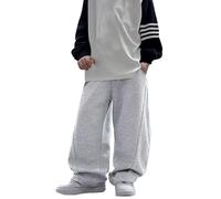 Pantalons pour garçons, Pantalons de survêtement élastiques avec Cordon de Serrage, Jogging Actif en Coton pour Enfants/A