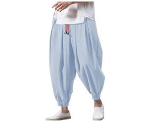 Pantalons Sport Homme De Escalade Rose Chic Corsaire Marche Tendance Poches sans Jogg XXL Cintré Pyjamas Vetement Latérales Fleurs Couture Grandes Longueur
