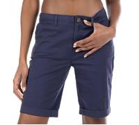Superdry City Chino Short, Bleu (Atlantic Navy Gkv), XS Femme
