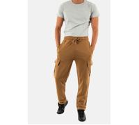 Pantalons Superdry Relaxed Cargo 4EX Classic Camel - Homme - Marron - Taille standard - Coupe Cargo L