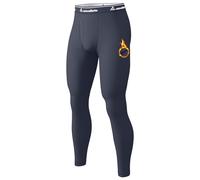 Pantalons thermiques pour homme onvallaria avec doublure en polaire, Long Johns à compression, couche de base athlétique, pour temps froid, 1, 2, 4 pièces, charbon, Taille XL