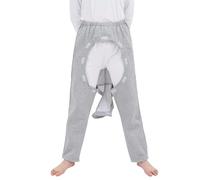 Pantalons Zipper Patient Vêtements Soins Aux Patients, Adultes Vêtements de Soins aux Patients, Pantalons D'incontinence Ouverts pour les Hommes et les Femmes, Soins Hospitaliers à Domicile