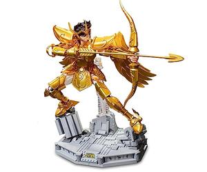 PANTASY Aioros Chevalier Sagittaire Set de construction 40 cm Chevaliers du Zodiaque, or