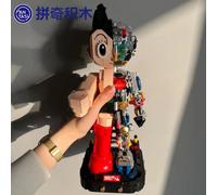 Pantasy Astro Boy 70ème Anniversaire - Blocs de Construction à Assembler, Modèle de Personnage de Dessin Animé, Jouet de Collection, Décoration de Bureau, Cadeau de Fêtes 86203