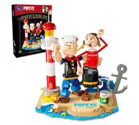 Pantasy Jeu de construction Popeye et Olivia 33 cm Multicolore 1500 pièces