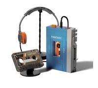 PANTASY Kit de construction d'enregistreur de cassette rétro pour adultes, modèle de lecteur de musique vintage, objet de collection créatif et décoration, cadeau nostalgique pour les amateurs de