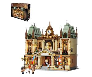 PANTASY Kunstakademie Ensemble de briques de construction modèle architectural européen avec intérieur à trois étages, école d'art avec espaces riches en détails, modèle modulaire de collection pour