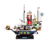PANTASY Popeye Bateau Briques de Construction Adultes Popeye Vapeur Blocs de Construction Bateau Pirate Technic Kit de Jouet de Collection Modèle Réduit Construire Maquette Cadeau