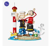 Pantasy Jeu de construction Popeye et Olivia 33 cm Multicolore 1500 pièces