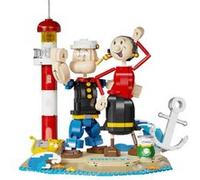 Pantasy - Popeye® Figurine de Popeye et Olive-Jeu de construction en brique G