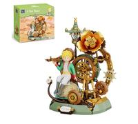 PANTASY The Little Prince Starry Journey - Diorama mécanique inspiré de Steampunk avec base de planète, engrenages et télescope - Modèle d'affichage à collectionner