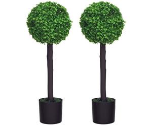 Pante artificielle HOMCOM PE 20x20x60cm Vert
