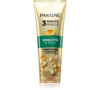 Pantene 3 Minute Miracle Smooth&Silky après-shampoing de 3 minutes nourrissant en profondeur pour cheveux abîmés 220 ml