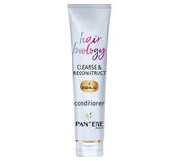 Pantene Hair Biology Après-shampoing clarifiant pour cheveux gras et abîmés à l'eau de rose, eau micellaire, 160 ml