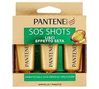 Pantene Pantene Pro-V Sos Shots Lisse Effet Soie, Traitement intensif pour cheveux endommagés, Formule concentrée et efficace, 3 x 15 ml