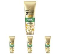 Pantene Pro-V Lisse & Soyeux Après-Shampoing 3 Minute Miracle 220ml pour Cheveux Frisés et Secs, Formule Pro-V avec Active Nutri-Plex, Aide à Lisser et Régénérer les Cheveux, Acide Hyaluronique