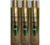 Pantene Pro-V Miracle Keratin Lot de 3 shampoings lisses et élégants 250 ml
