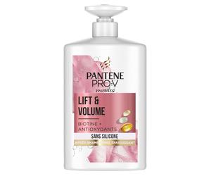 PANTENE Pro-V Miracles Lift'N'Volume Après-shampooing Épaississant Biotine et Eau de Rose 1000 ml