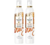 Pantene Pro-V Perfect Waves Mousse nourrissante à l'huile d'argan 200 ml Tenue 3 Pour des ondulations brillantes et dynamiques (Lot de 2)