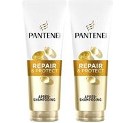 Pantene Pro-V Repair & Protect Après-Shampoing 230ml pour Cheveux Fragiles, Secs et Abîmés, Après-Shampoing Quotidien Léger, Sans Fini Gras, Complexe de Pro-Vitamine B5 et Nutriments (Lot de 2)