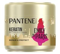 Pantene x Emily in Paris Repair & Protect Keratin Masque Capillaire 300ml Édition Limitée, Aide à Réparer et Fortifier les Cheveux Secs et Abîmés, Enrichi en Nutriments Pro-V
